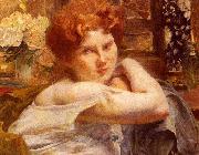 Paul-Albert Besnard Le Femme Aux Cheveux Roux china oil painting reproduction